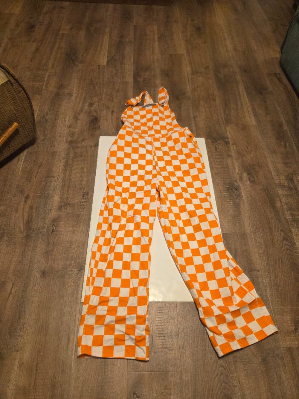 Game Bib Orange and White Overalls - Unisex - Size L